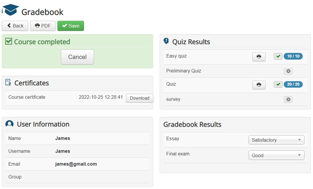 student_gradebook